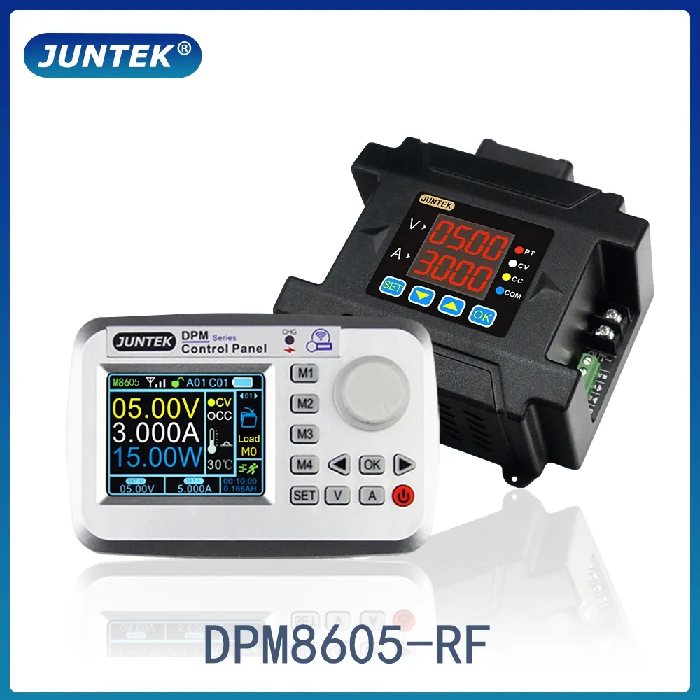 Programmable Dc Power Supply 60V 5A - 調整可能なデジタル降圧電源,DC-DC,60V,5a,プログラム可能なバックコンバーター,リモコン,DPM8605-RF