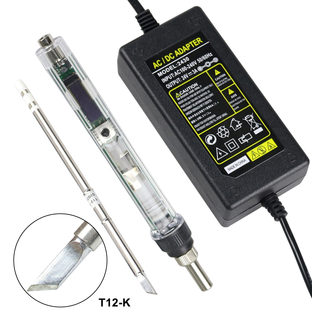 T12 電気はんだごてキット DC 12-24V 72 ワッ - Soldering Station T12 Oled のレビューと価格