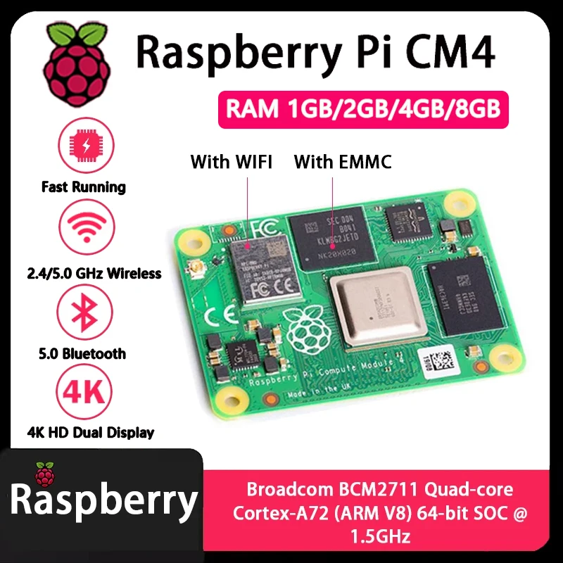 Raspberry Pi CM4 1GB/2GB/4GB/8 - Raspberry Pi Compute Module 4 8Gb 32Gb のレビューと価格