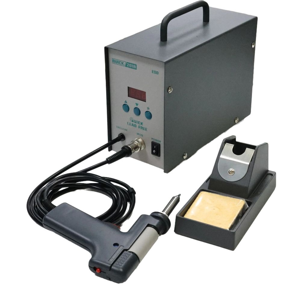 Quick 201B 新型はんだ除去ガン、600mmHgの真 - Desoldering Gun Vacuum Electric のレビューと価格
