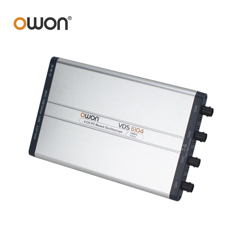 OWON VDS6074 VDS6104 仮想 PC デジタ - Digital Storage Oscilloscope 100Mhz 4Ch のレビューと価格
