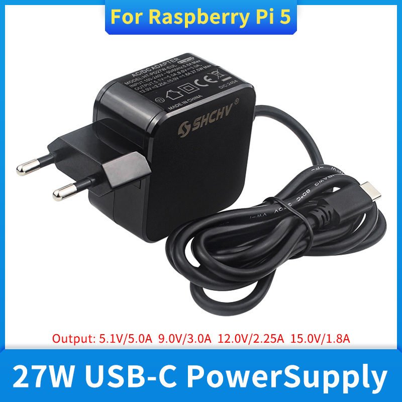 Raspberry pi電源アダプター,5入力電源27w,  - Banana Pi Bpi-M5 のレビューと価格