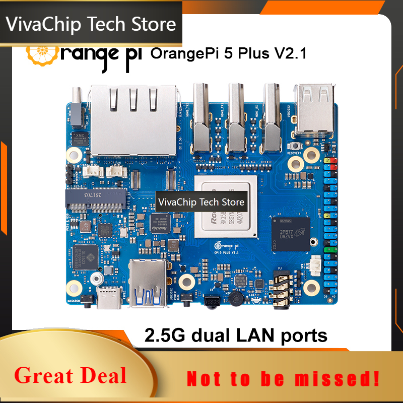 VivaCTOrange Pi 5 Plus V2.1 バー - Orange Pi 5 Plus 16Gb のレビューと価格